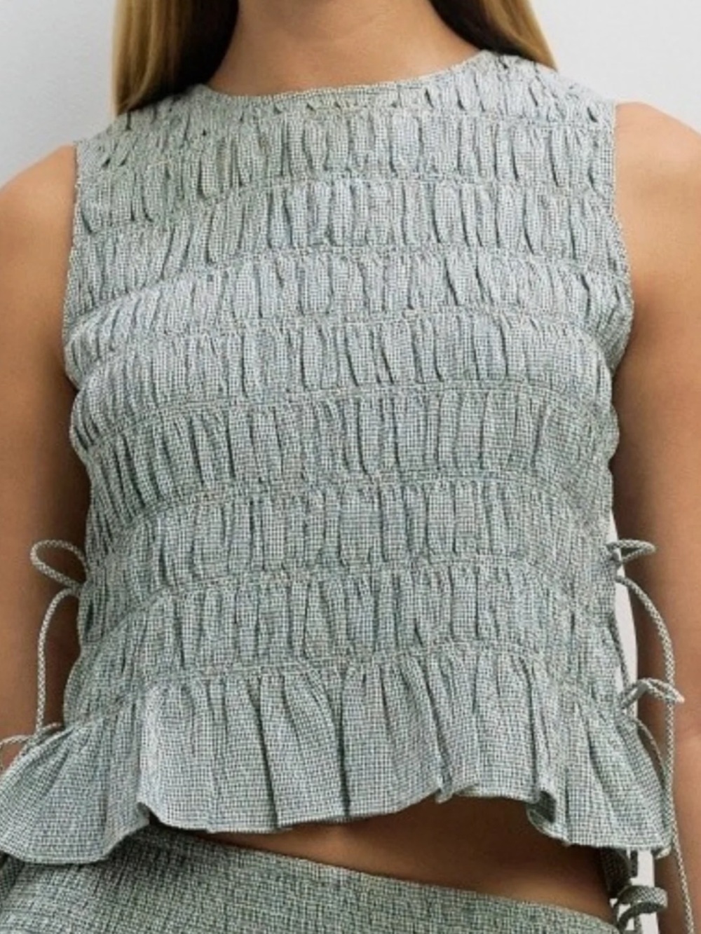 All:Row Malorie Smocked Top